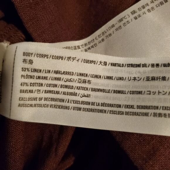 Abercrombie & Fitch Chocolate Wide Leg Trousers - Picture 14 of 14